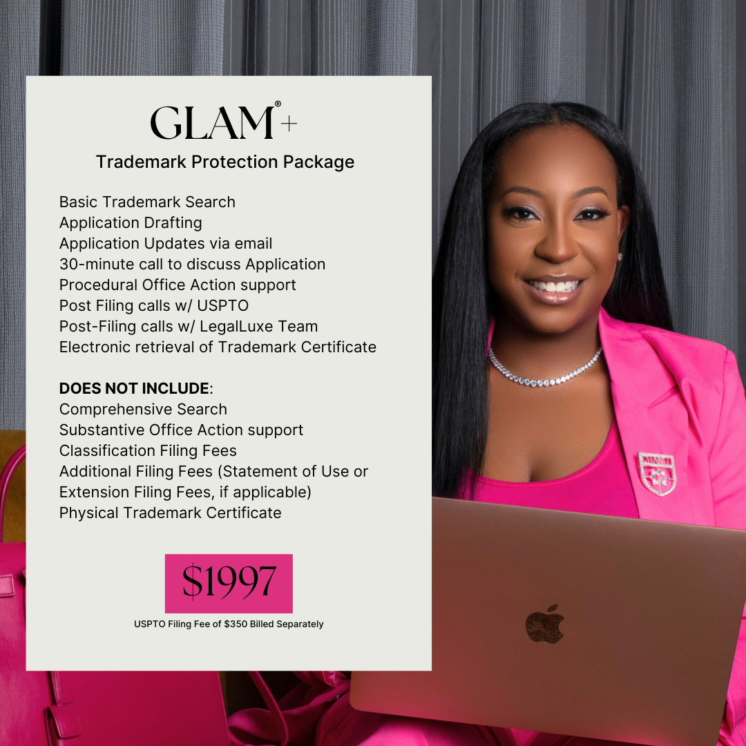 ✨ GLAM® Trademark Protection Packages ✨