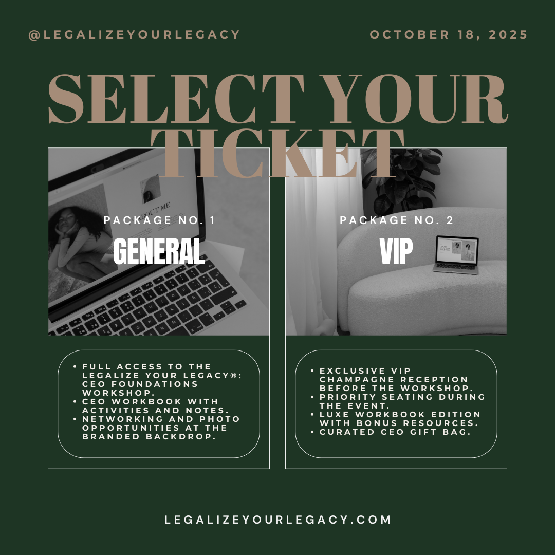 Legalize Your Legacy®: CEO Foundations – Raleigh Workshop