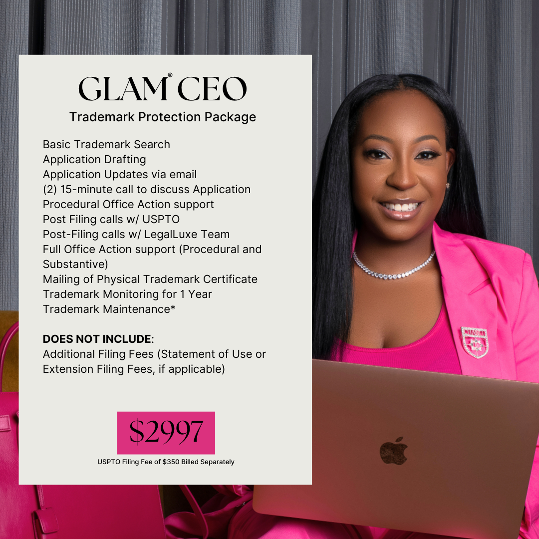 ✨ GLAM® Trademark Protection Packages ✨